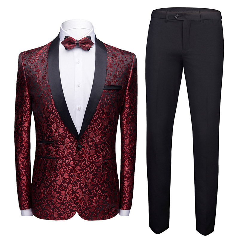 Factory sale latest design business suits set luxury groom man formal dress coat slim fit men wedding suits 2 pieces