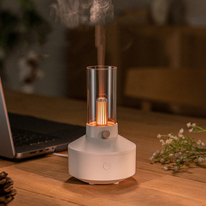 Retro Kerosene Lamp Mist Maker Automatic Atomizing Sprayer Home Scent Fragrance Essential Oil Humidifier Diffuser Ambient Light