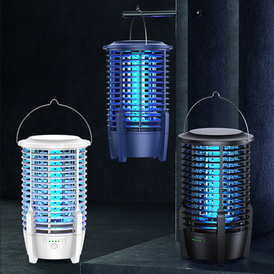 Anti-mosquito Lamp Portable Rechargeable Outdoor Waterproof Usb Electric Mosquito Killer Killing Lamp For Home Bug Zapper