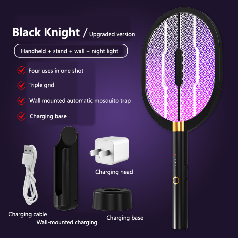 Electronic Mosquito Insect Fly Killer Trap Lamp Electric Swatter Racket 2023 Electric Mosquito Swatter