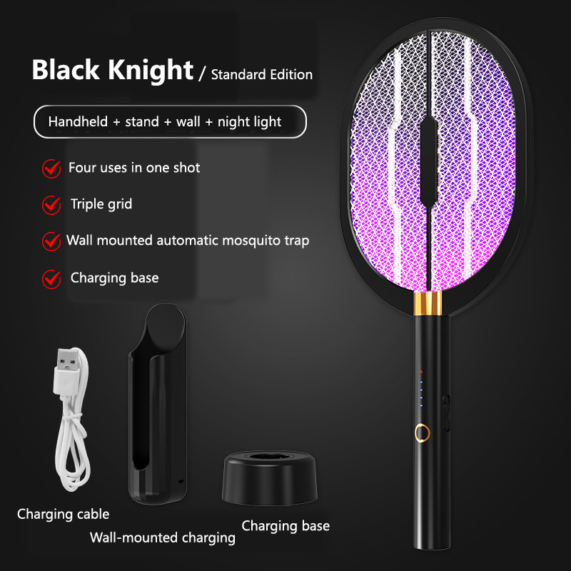 Electronic Mosquito Insect Fly Killer Trap Lamp Electric Swatter Racket 2023 Electric Mosquito Swatter