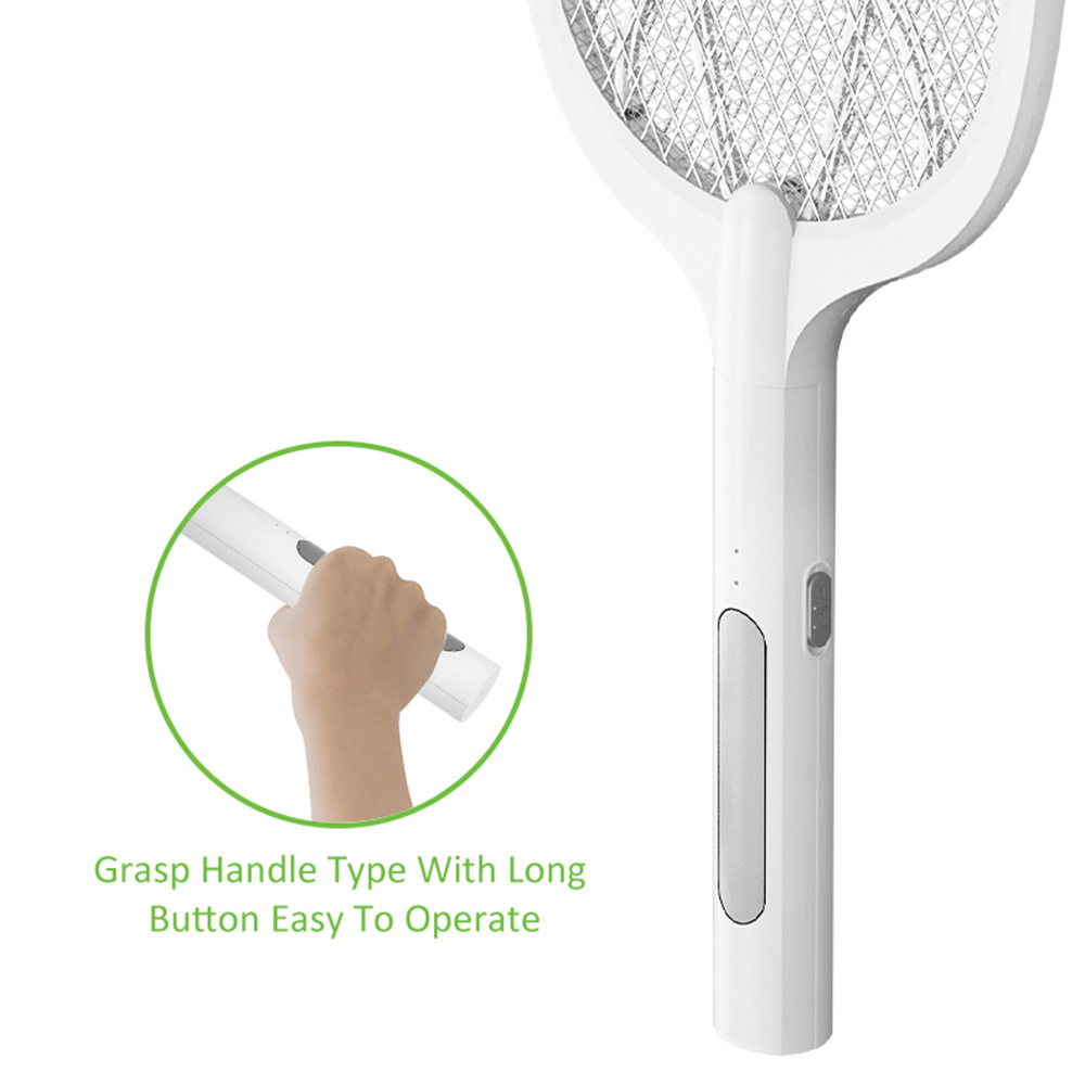 Summer Electric Mosquito Swatter New Design Self-recharging Base Best Fly Swatter With Led Light Racket