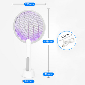 Hot Selling Indoor Rechargeable Electric Fly Swatter Outdoor Portable Mosquito Bat with Certificate