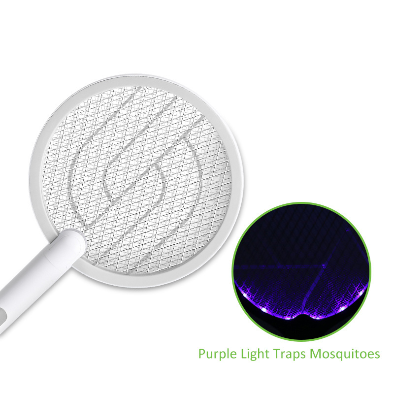 Hot Selling Indoor Rechargeable Electric Fly Swatter Outdoor Portable Mosquito Bat with Certificate