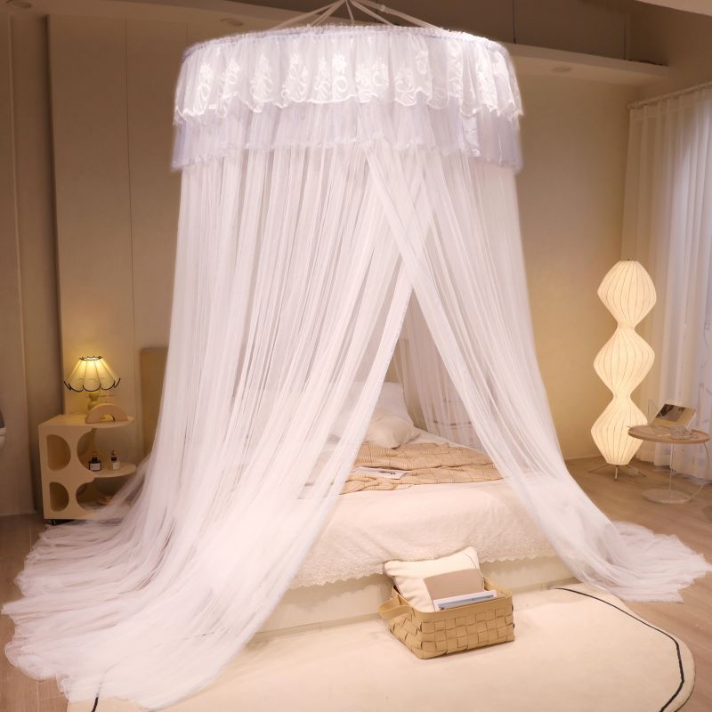 Mosquito Net for Double/queen/king Size Bed Modern Home Bed Camping Equipment New Western Palace Princess Circular Folding 1PCS