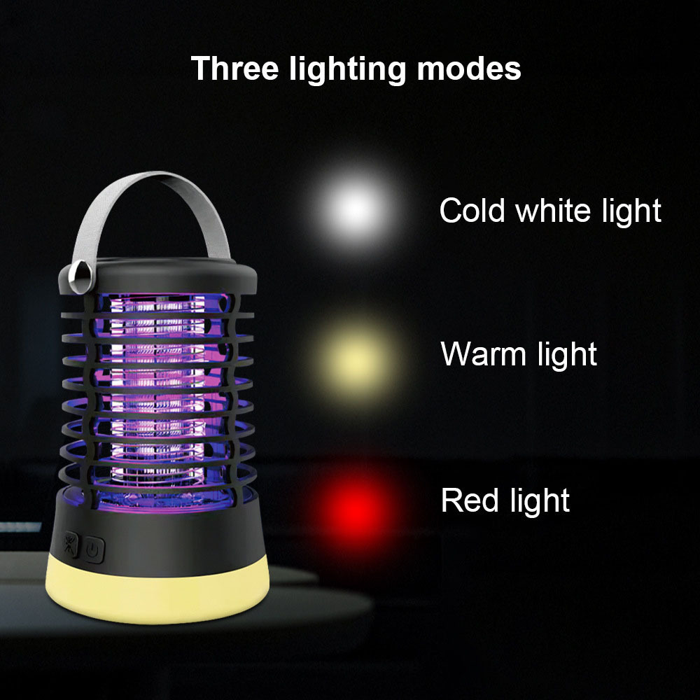 Portable Led Night Light Indoor Outdoor Waterproof Insect Killer UV Light Bug Zapper Electric Mosquito Killer Lamp Mosquito Trap