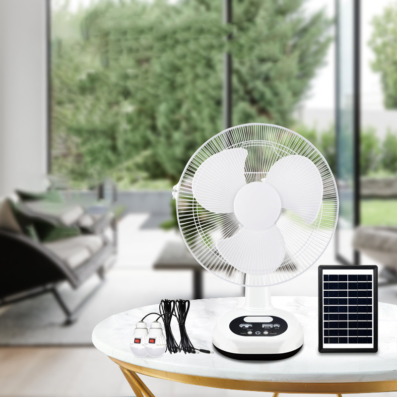 High Quality Remote Fan with Led Touch Oscillating Stand Mini Solar Fan Mechanical Modern Portable Fan Table Plastic 18W 10pcs