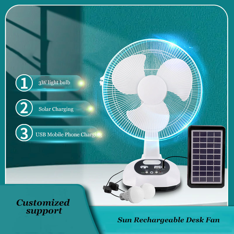 High Quality Remote Fan with Led Touch Oscillating Stand Mini Solar Fan Mechanical Modern Portable Fan Table Plastic 18W 10pcs