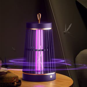 2024 New Product Portable Anti-mosquito Indoor Outdoor Insect Trap Mosquito Killer Lamp Rechargeable Electric Bug Zapper