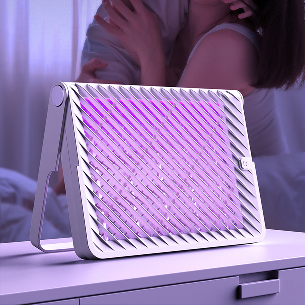 USB Powered Electric Bug Zapper Indoor Powerful UV Light Mosquito Killer Lamp 3 in 1 Kitchen Wall-mounted Mosquito Killer Lamp