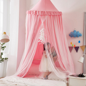 Top Quality Bed Canopy Cotton Mosquito Nets Dreamy Dome Bedroom Ins Style Canopy For bed King size