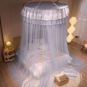 Mosquito Net for Double/queen/king Size Bed Modern Home Bed Camping Equipment New Western Palace Princess Circular Folding 1PCS