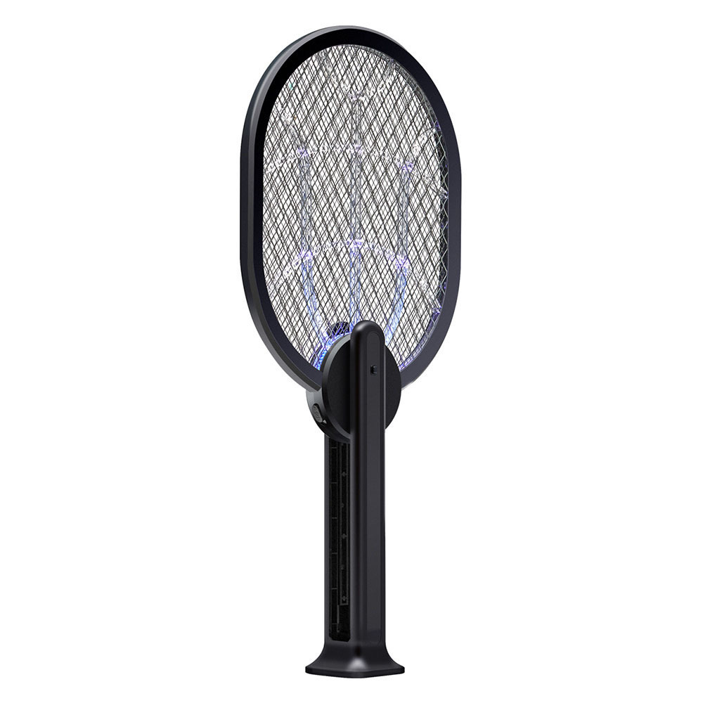 Hot Selling Rechargeable Electric Mosquito Swatter Fly Bug Killer Zapper Bat Uv Light 2in1 Retractable mosquito Racket