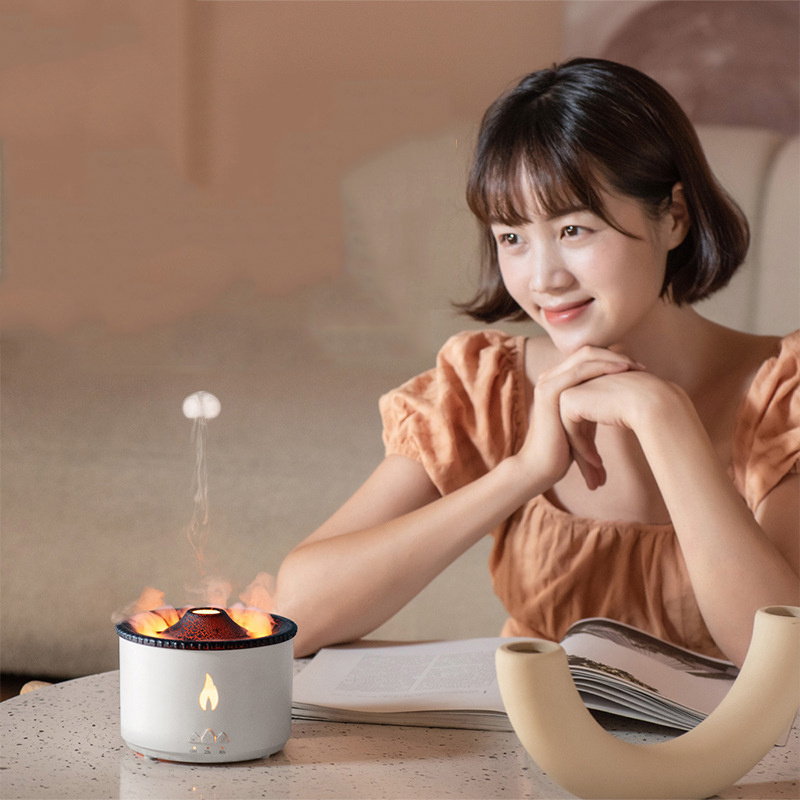 Originale Flame Diffuseur De Parfum Led Ultrasonititaniumherapy Difusor Electric Essential Oil Diffuser Humidifier USB Plug Y&S