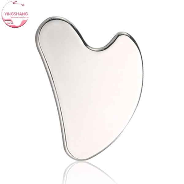 cold face massager tool premium 304 stainless steel gua sha metal stainless steel guasha board