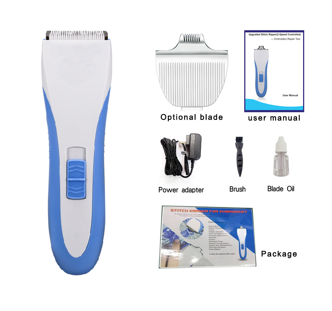 Professional Cordless Seam Ripper Stitch Remover for sewing Embroidery Thread Shaver