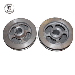 Custom agricultural small iron casting V belt pulley wheel