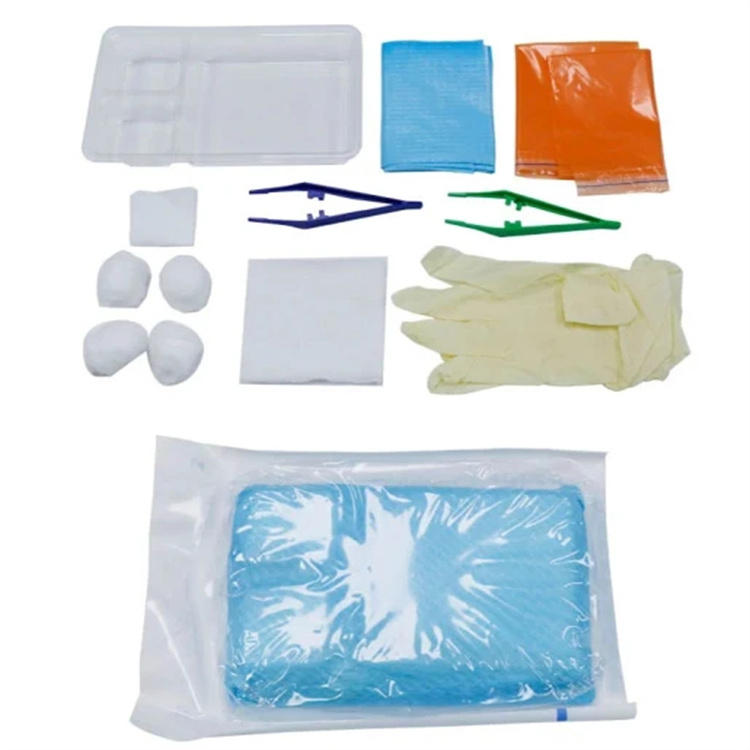 Wounds Cleaning and Healing Steirle Medical Dressing Kits, with adhesive bandages tapes