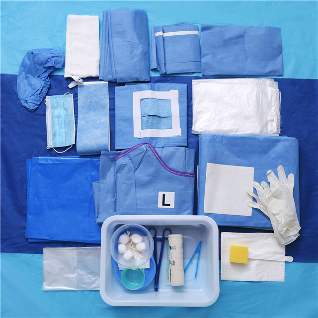 Medical surgery kit  sterile Obstetric package Disposable Surgical Packs