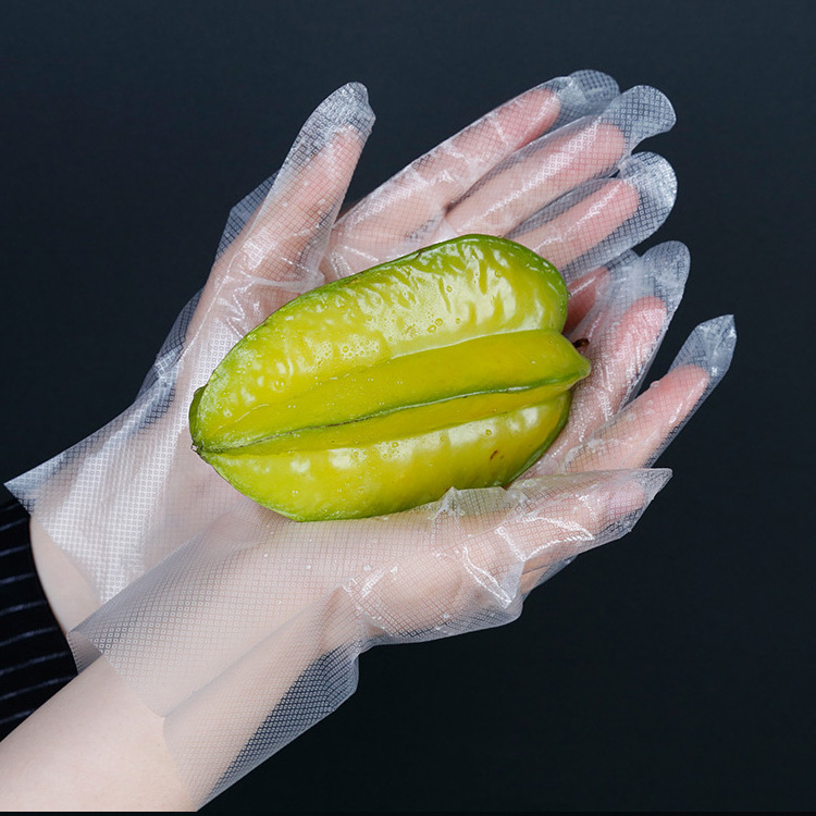 Food Handling cheap high quality Kitchen Waterproof disposable tpe gloves tpe gloves disposable