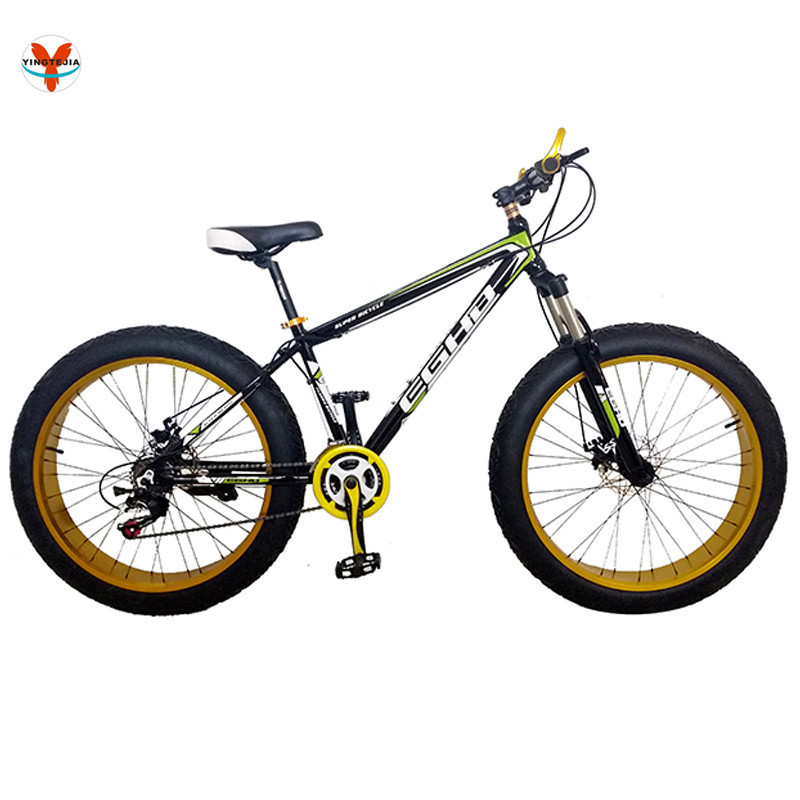 Factory Cheap 26 inch fat bike male 4.0 fat Tire aluminium alloy mountain bike OEM beach cycling fatbike snow bicycle for men