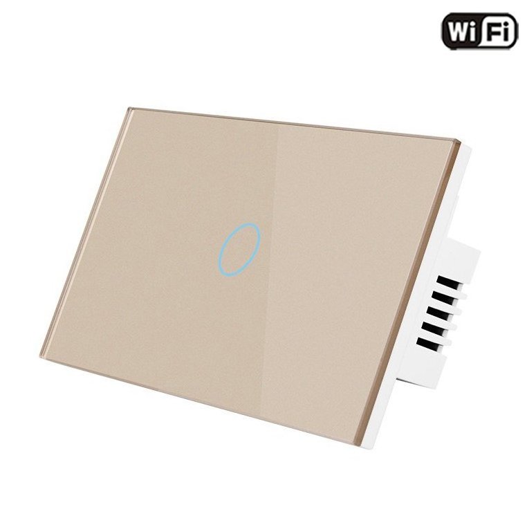 Smart Life App Control Wifi Light Switch Tuya App Eu 1/2/3 Gang Glass Touch Screen Panel Wi-fi Wall Light Smart Switch - Bu