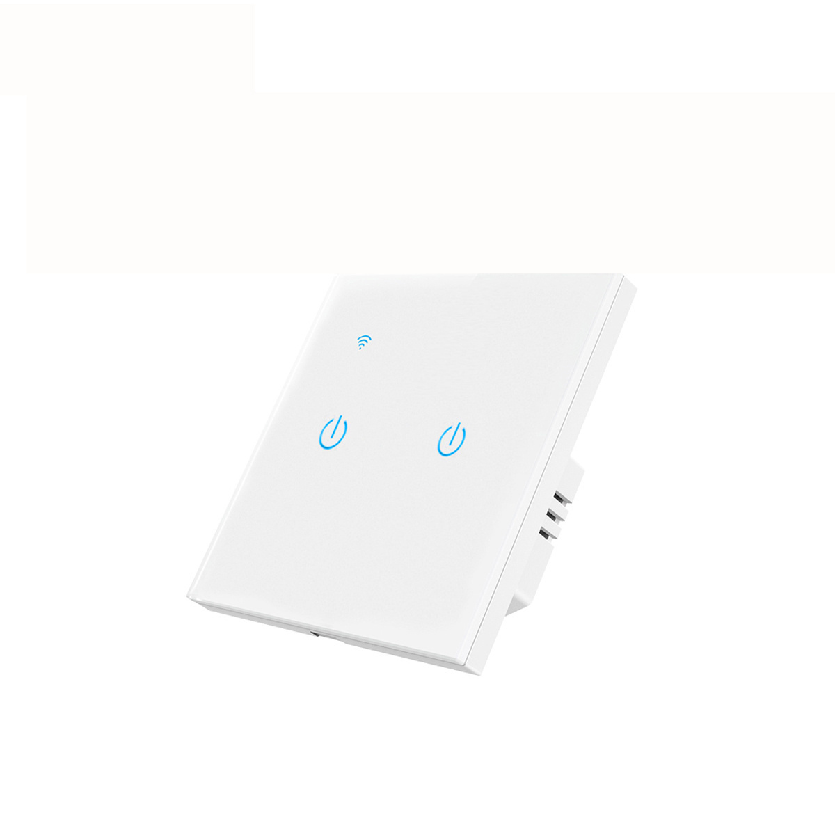 86 Type Tuya Smart Voice Control Wall Smart Home Touch Wifi Light Switch 1/2/3 Gang 1 Way EU/UK Standard