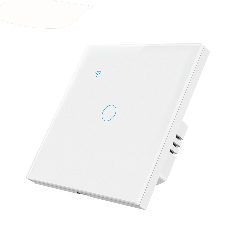 Tuya Wifi Wireless Smart Home Wall Wifi Touch Light Switch 1/2/3gang No Neutral For Us Brazil Korea South East Asia