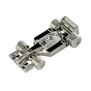 New Metal Mini F1 Racing Car Usb Flash Drive Silver Formula Car Pen Drive Memory Stick 4GB 8GB 16GB Car Key Flash Memory Stick