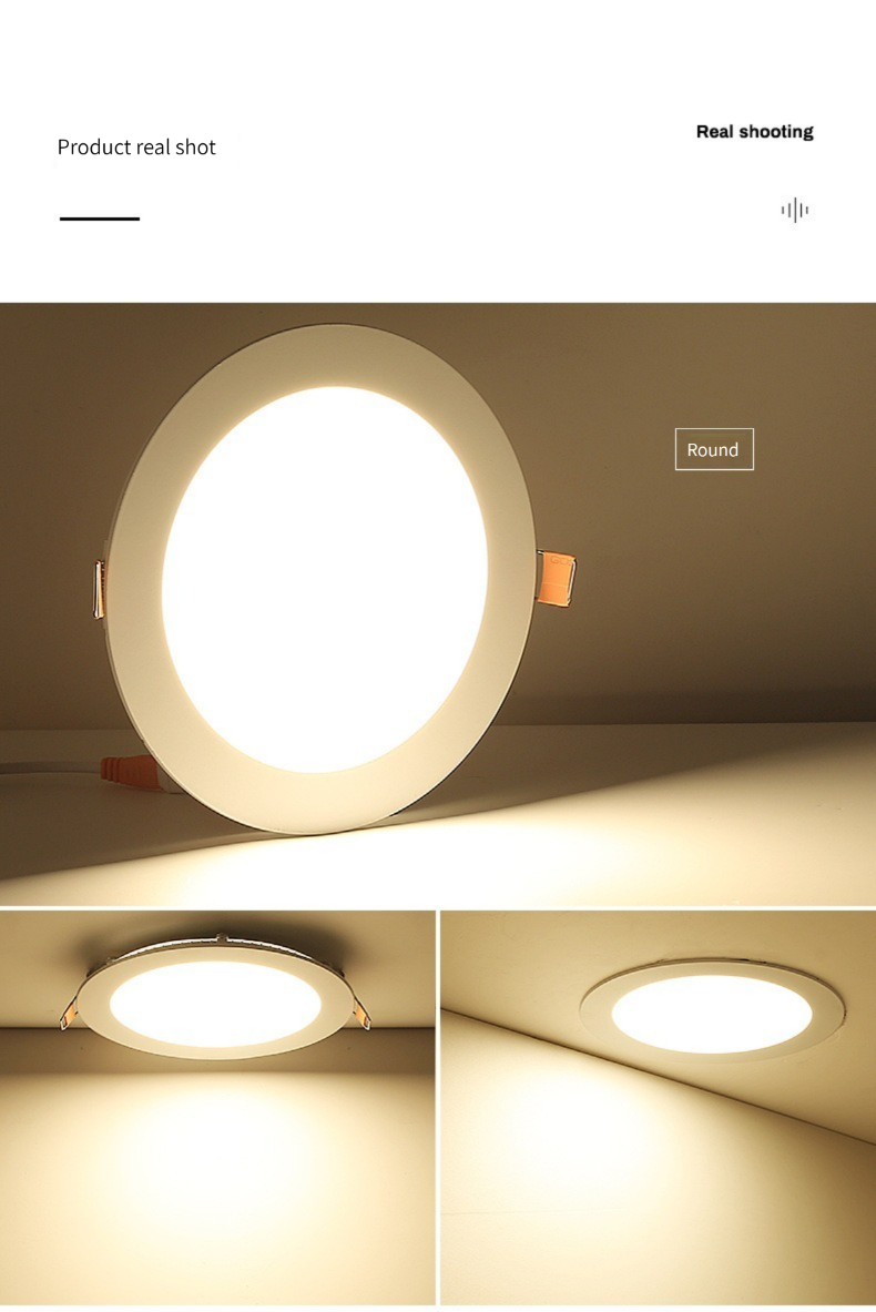 Trimless Led DownLight Round Recessed Slim 3w/4w/6w/9w/12w/15w/18w/24w Led Panel light Pot Lights 4 inch Led