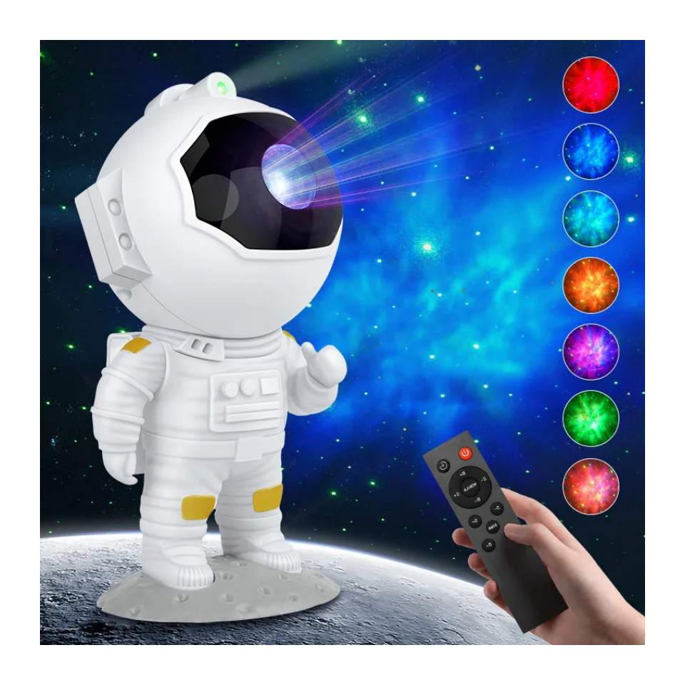 Vantone Guitar Astronaut Star Projector Galaxy Night Light Astronaut Space Projector with Timer and Remote Kids Room Decor