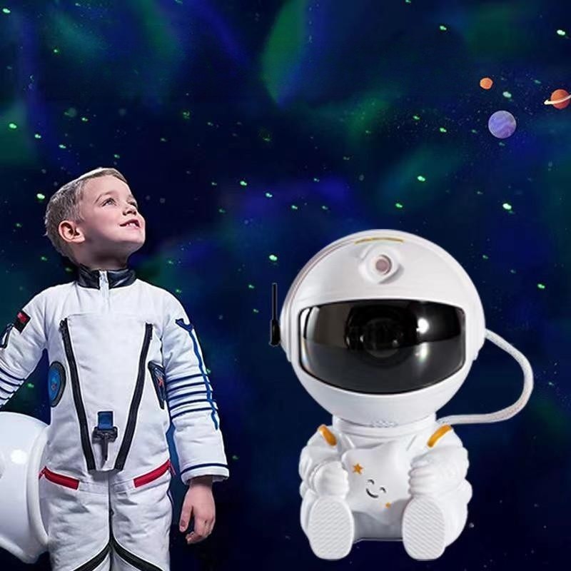 Mini Astronaut Lamp Starry Projector Light with Guitar Star Projector Galaxy Light Projector Nebula Night Light for Kids