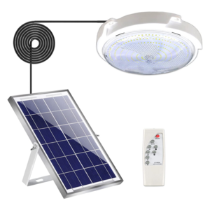 Energy Saving Solar Lamps Indoor 30w 60w 200w 300w 400w Solar Ceiling Light for Home House Lighting