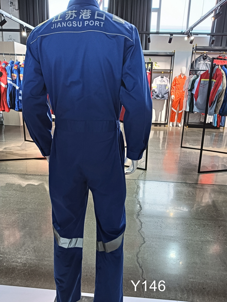 Custom Mechanic Coverall Fr Fire Resistant Clothing 1 Piece Flight Suit Flame Welder Work Safety Jumpsuit