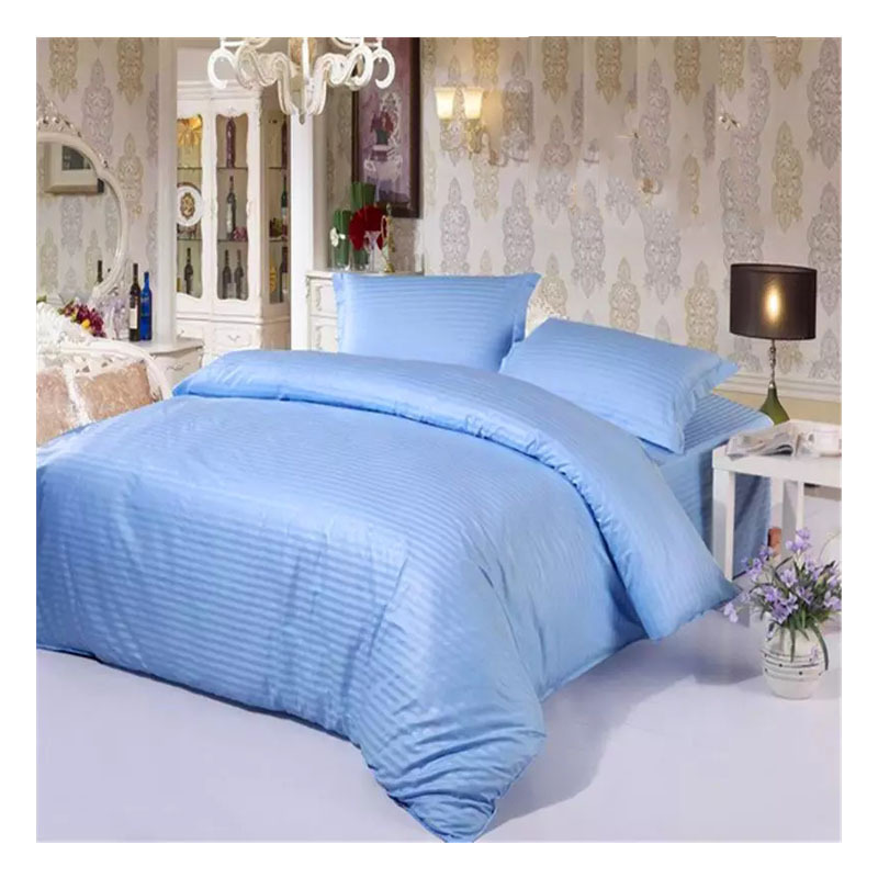 Hot sale  percale 250 2cm stripe Composition 50%  algodon  50% polyester fabric used in hotel