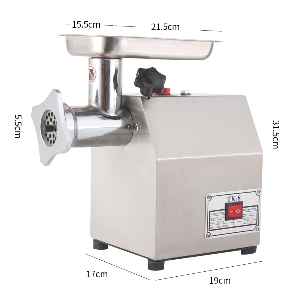 TK-8  cast iron automatic meat grinder/meat mincer machine /meat grinding machine