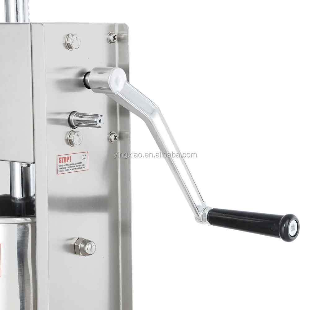 Manual stainless steel sausage stuffer /sausage filler /making sausage machine with 4 size sausage tube  for sale  VS-3/5/7/10