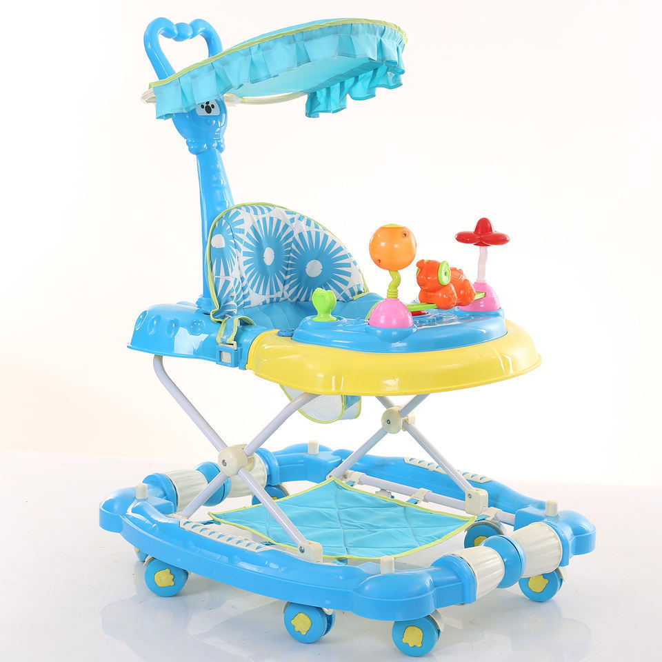 Cheap Factory Stock Supply Children's Multi-Function O-shaped Music Baby Walker