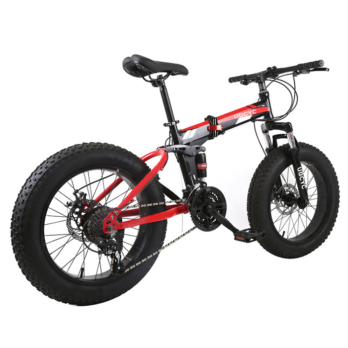 Directly from Factory mountain bike fat tire snow bike ,Wholesale 20 inch folding mountain bike with 4.0 fat tire bicycle