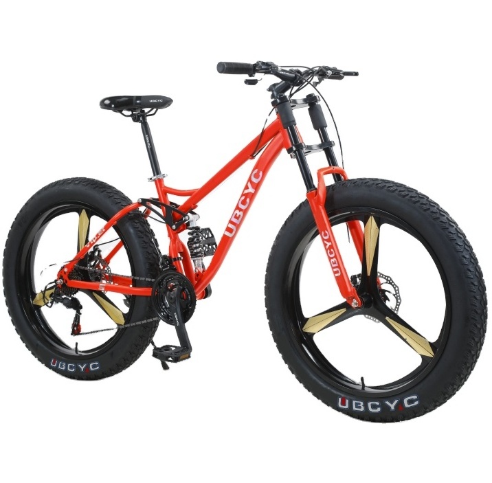 Manufacturer wholesale Big tyre bike 26 inch / thick wheels fat tire bike / big bike mountain bicycle for adult