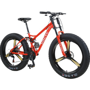 Manufacturer wholesale Big tyre bike 26 inch / thick wheels fat tire bike / big bike mountain bicycle for adult