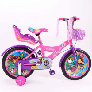 2024 china hot sale 12 inch children kids bicycle with training wheels, pink