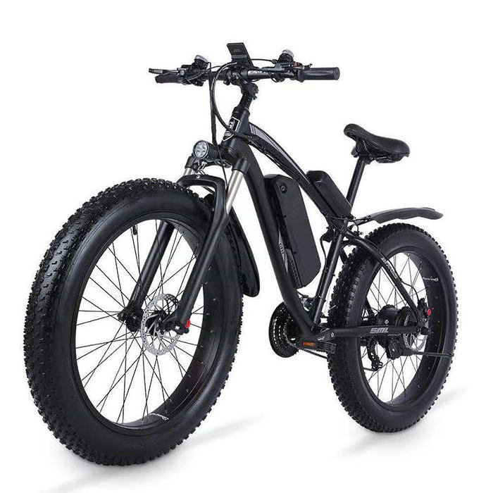 Eu warehouse ebike 1000w full suspension 48v 15/17ah fat tire electric bike Disc Brake 26 inch folding electric bike