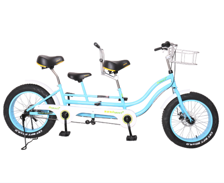 New style two people bicycle tandem bike bicycle Factory direct Sightseeing double Adult bicycle tandem electric bike