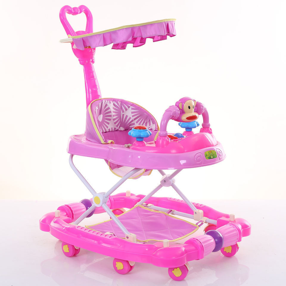 Cheap Factory Stock Supply Children's Multi-Function O-shaped Music Baby Walker