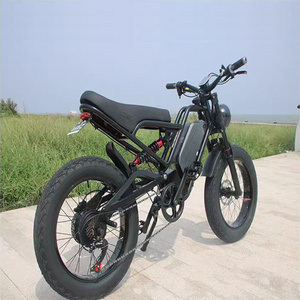 warehouse electric city fat tire bike 250w 500w 750w 1000w dual motor 48v 20ah battery 60km/h high speed ebike bicycle