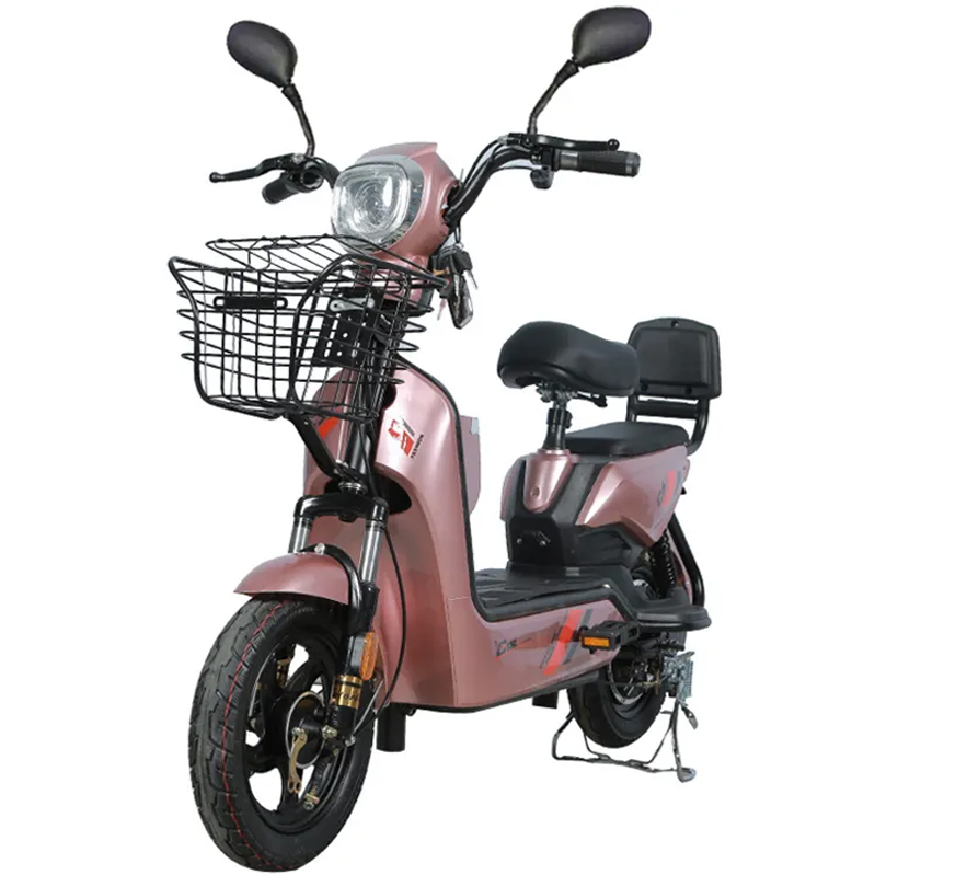 Cheap Price 350W 48V 20Ah Electric Mobility Scooter Bike 14 Inch Long Range Adult City Electric Bike With Basket