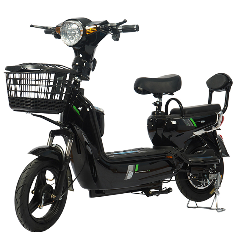 Cheap Price 350W 48V 20Ah Electric Mobility Scooter Bike 14 Inch Long Range Adult City Electric Bike With Basket