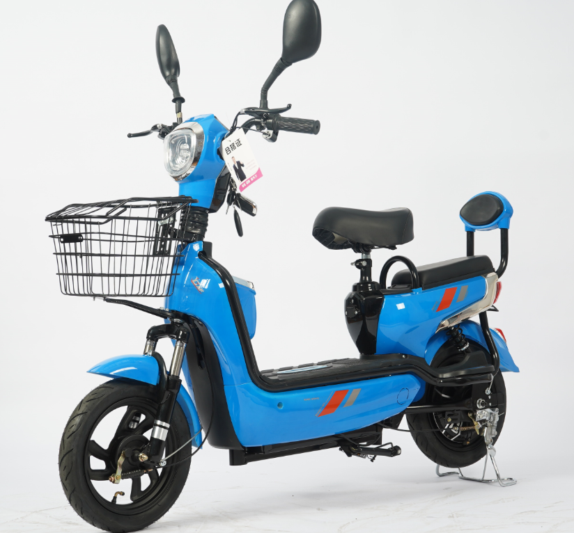 Cute Battery Powered Two-wheeled Bicycle Wholesale 14'' Adult E-bike Electromobile Electric Scooter Vehicle with Seat