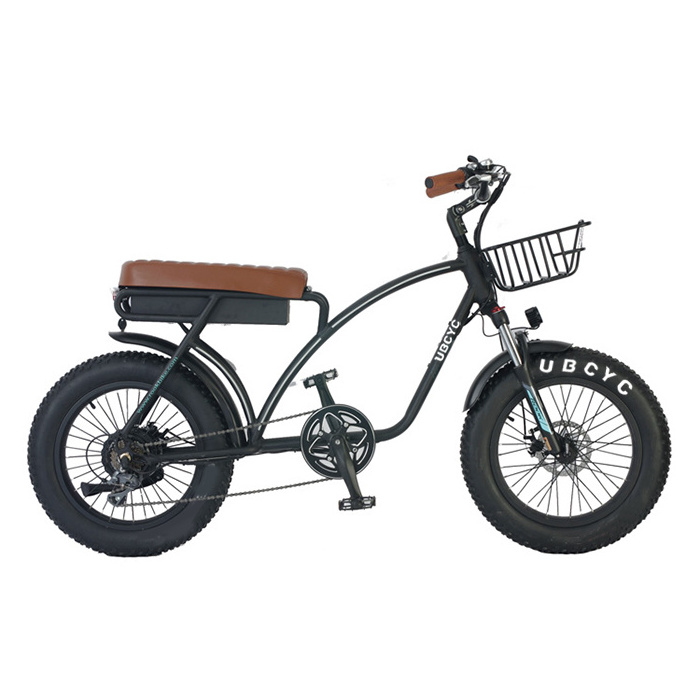 EU USA Warehouse Ready Stock cruiser Electric Bike 1000w 20inch Fat Tire E-bike 250w Urban Electric Bicycle 25km/h Adult Fatbike